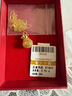 金小貅黃金福袋吊墜女足金999古法鏤空蝴蝶結掛墜福字錢(qián)袋金墜子寶寶鎖 1g,福袋吊墜-多退少補-配合金鏈 曬單實(shí)拍圖