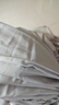 京東京造 60支長(cháng)絨棉植素超柔貢緞 A類(lèi)純棉床單被套床上四件套 1.5米床 英倫灰 曬單實(shí)拍圖