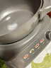 美的（Midea）鈦陶電炒鍋 電蒸鍋 分體式電煮鍋不沾多功能一體炒菜專(zhuān)用鍋電火鍋煎鍋 4.3L煎餅鍋HCG2818S配蒸籠 曬單實(shí)拍圖