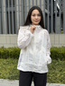 蕉內（Bananain）【劉浩存同款】涼皮503UV女士立領(lǐng)截短防曬衣涼感輕薄外套新款 【劉浩存同款】暖白 M 曬單實(shí)拍圖