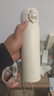 名創(chuàng  )優(yōu)品（MINISO）保溫杯316L不銹鋼高顏值男女士學(xué)生吸管雙飲水杯子 象牙白495ml 曬單實(shí)拍圖
