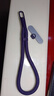英悅手機掛繩掛脖鏈手腕手繩斜挎防盜防丟掛件夾片墊片鑰匙背帶脖子吊繩女可伸縮短款蘋(píng)果華為殼帶掛飾 自鎖防丟【手腕繩·暗紫色】360°旋轉防纏繞+夾片 曬單實(shí)拍圖