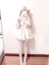唐努烏（Tang Nu wu）Lolita十字姬 暗黑哥特doll洛麗塔掛脖連衣裙正 生成色+裙撐 M 【90-115斤】 曬單實(shí)拍圖