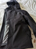 駱駝（CAMEL）三防沖鋒衣戶(hù)外登山服防風(fēng)防水防污三合一運動(dòng)外套 AD12263514X抓絨內膽幻影黑男女 XL 曬單實(shí)拍圖