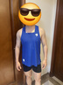 NEDAO26新品內道柔風(fēng)背心5.0男女透氣排汗速干跑步訓練運動(dòng)風(fēng)洞背心 內道藍（男） L 曬單實(shí)拍圖