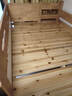 全友家居 實(shí)木高低床男孩女孩青少年原木風(fēng)上下鋪雙層床1.5米x1.9米 曬單實(shí)拍圖