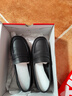 足力健老人鞋2026春季皮面休閑單鞋一腳蹬媽媽鞋軟底防滑鞋中老年樂(lè )福鞋 曬單實(shí)拍圖
