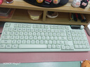 前行者（EWEADN）V102Air無(wú)線(xiàn)鍵盤(pán)靜音真機械手感藍牙有線(xiàn)三模粉底液高顏值男女生辦公游戲98鍵電腦筆記本平板專(zhuān)用 曬單實(shí)拍圖