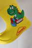 牧萌兒童雨鞋男童女童防水立體寶寶防滑耐磨卡通雨靴 挖掘機恐龍 18碼 曬單實(shí)拍圖