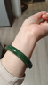 豆蔻時(shí)光和田玉手鐲碧玉天然鐲子微黑送媽媽老婆禮物內徑57-58mm 曬單實(shí)拍圖