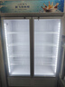 新飛 （Frestec）展示柜冷藏保鮮柜酒水飲料冰柜雙開(kāi)門(mén)冷藏柜酒店冷藏保鮮柜超市直冷玻璃門(mén)風(fēng)冷無(wú)霜冰箱立式冷柜 雙門(mén)藍白680L【直冷省電】【限時(shí)直降】1.2米 曬單實(shí)拍圖