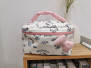 三麗鷗（SANRIO）Hello Kitty凱蒂貓滿(mǎn)印化妝包大容量收納包便攜手拎化妝包洗漱包 曬單實(shí)拍圖