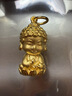 周大福佛公佛童 足金黃金吊墜(工費260)約5.45g EOF213生日禮物 曬單實(shí)拍圖