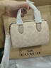 蔻馳（COACH）【品牌直供】女士ROWAN手提單肩斜挎波士頓包CW330禮物 曬單實(shí)拍圖