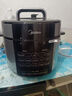 美的（Midea）電壓力鍋電高壓鍋高壓電飯鍋電飯煲5升0涂層系列304不銹鋼內膽家用加深雙內膽3-10人煲湯燉肉煮飯 【少鹽提鮮】0涂層不銹鋼 5L 曬單實(shí)拍圖