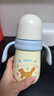 貝親（Pigeon）寶寶兒童彩繪保溫杯水杯保溫奶瓶吸管學(xué)飲杯防嗆防漏300ml 6月+ 曬單實(shí)拍圖