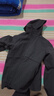 安踏（ANTA）高智感通勤外套 保暖防潑水軟殼衣女春秋運動(dòng)上衣162547603 基礎黑-3 L (女170) 曬單實(shí)拍圖