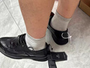 何金昌男士?jì)仍龈咝叨穗[形厚底抓紋輕便舒適通勤商務(wù)正裝真皮鞋8CM 黑色M025T6011 37 曬單實(shí)拍圖