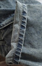Homlean水洗復古牛仔褲男春夏美式寬松褶皺設計直筒長(cháng)褲子HS04黑色XL 曬單實(shí)拍圖