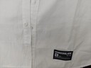 :CHOCOOLATEit純棉長(cháng)袖襯衫男春夏季新款通勤抗皺休閑外套男士 白色 XL 曬單實(shí)拍圖