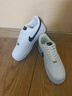 鞋子男款男鞋af1空軍一號板鞋男莆田厚底百搭休閑運動(dòng)情侶潮鞋女 白黑金 42 曬單實(shí)拍圖