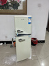 志高復古冰箱小型大容量家用租房電冰箱 化妝品網(wǎng)紅冰箱冷藏冷凍一級能效小冰箱節能省電 【云漫白】156L客廳冰箱【快速鎖鮮 高效制冷】 曬單實(shí)拍圖