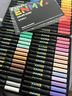 恩米enmy48色小黑盒直液式丙烯馬克筆軟頭可控墨彩色小學(xué)生美術(shù)美育高覆蓋不透色水彩筆開(kāi)學(xué)必備 曬單實(shí)拍圖