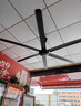 奧克斯工業(yè)吊扇大風(fēng)力商用大型工業(yè)風(fēng)扇2.5米大功率工廠(chǎng)車(chē)間倉庫廠(chǎng)房強力掛扇鐵葉100寸吊頂式遙控電風(fēng)扇 【遙控款】黑色2米直徑80寸工業(yè)大吊扇 曬單實(shí)拍圖