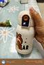 杯具熊（BEDDYBEAR）兒童保溫杯小學(xué)生3-6歲水杯大容量吸管杯 小拱門(mén)杯-幸運熊480ml【一杯兩蓋】 曬單實(shí)拍圖