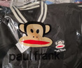 大嘴猴（paul frank）外套男春秋季潮牌夾克男士棒球服青年衛衣男上衣男裝 黑色 XL 曬單實(shí)拍圖
