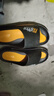 回力運動(dòng)拖鞋男浴室內戶(hù)外減震防滑厚底涼拖鞋HL39651黑黃色44-45碼 曬單實(shí)拍圖
