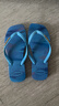 havaianas哈唯納SquareTrendy方頭人字拖夏印花紋理度假拖鞋外穿  3847-藍星 35 35-36巴西碼 曬單實(shí)拍圖
