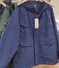 優(yōu)衣庫男裝女裝防風(fēng)連帽外套夾克26春夏新款482213 76 紫色 M 曬單實(shí)拍圖