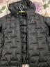 波司登（BOSIDENG）鵝絨羽絨服女士春秋季輕薄連帽寬松短款內膽百搭保暖外套 【700+蓬鵝絨】黑色-經(jīng)典極簡(jiǎn)風(fēng)【卡碼拍大】 M 165/88A 體重約125-140斤 曬單實(shí)拍圖
