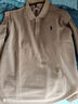 100%純棉刺繡長(cháng)袖polo衫男士秋季新款時(shí)尚休閑打底衫純色翻領(lǐng)T恤 AZ3328卡其色 L (推薦120-140斤) 曬單實(shí)拍圖