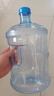 拜杰純凈水桶 食品級PC桶裝水水桶 飲用水大桶打水桶飲水空桶手提式 大容量7.5L+水桶刷 曬單實(shí)拍圖