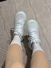 喬丹女跑步鞋夏季網(wǎng)面透氣有氧慢跑鞋厚底增高通勤運動(dòng)鞋輕質(zhì)軟底 曬單實(shí)拍圖