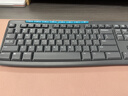 羅技（Logitech）MK275 鍵鼠套裝 無(wú)線(xiàn)鍵鼠套裝 辦公鍵鼠套裝 全尺寸 商務(wù)鍵鼠套裝 帶無(wú)線(xiàn)2.4G接收器 黑藍色 曬單實(shí)拍圖
