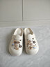 利達妮（TZLDN）eva洞洞鞋女士外穿防滑夏季防臭踩屎感家居家用沙灘涼鞋包頭拖鞋 小熊基地(12個(gè)) 38-39 【標準碼】 曬單實(shí)拍圖
