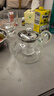 金鑲玉玻璃泡茶壺花茶壺涼水壺耐熱防爆過(guò)濾內膽帶蓋 雨潤壺600ml 曬單實(shí)拍圖