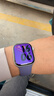 Apple/蘋(píng)果WatchS11智能手表GPS款46毫米銀色鋁金屬表殼霧紫色運動(dòng)型表帶M/L-聯(lián)通補貼 曬單實(shí)拍圖