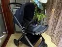 elittle逸樂(lè )途嬰兒車(chē)EMU0-3歲用折疊可坐可躺減震高景觀(guān)遛娃神器推車(chē)歐版全篷藍 曬單實(shí)拍圖