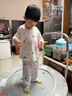 ELLE BABY寶寶睡衣果果衣春夏季分體空調服兒童純棉家居服 萌友會(huì ) 100 曬單實(shí)拍圖