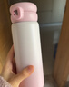 FGA富光兒童保溫杯316L不銹鋼吸管孕產(chǎn)婦水杯學(xué)生便攜喝水彈蓋杯子粉 曬單實(shí)拍圖