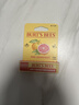 伯特小蜜蜂（Burt's Bees）經(jīng)典潤唇膏男女通用天然保濕滋潤清爽不油膩無(wú)色 葡萄柚味4.25g 曬單實(shí)拍圖