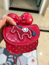 星昔兒童斜挎包2026女童卡通蝴蝶結小馬紅色寶寶單肩包兒童節生日禮物 紅色小馬 曬單實(shí)拍圖