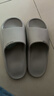 奧康（Aokang）拖鞋男士夏季防滑抗菌浴室內洗澡eva防臭踩屎感情侶涼拖鞋女外穿 曬單實(shí)拍圖