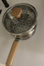 小熊（Bear）奶鍋 316L不銹鋼嬰兒寶寶輔食鍋小奶鍋加厚湯鍋煮面鍋帶蒸籠18cm 曬單實(shí)拍圖