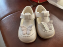 牧童寶寶小皮鞋2026春季新款女童軟底公主鞋1-3歲甜美小女孩學(xué)步鞋 仙蝶粉 17 鞋內長(cháng)13.0cm/適合腳長(cháng)12.5cm 曬單實(shí)拍圖
