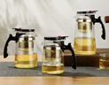 富光 耐熱玻璃過(guò)濾茶壺茶具750ML按壓式飄逸杯大容量茶水分離家居館 曬單實(shí)拍圖